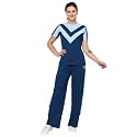 Women's Cotton Blend Athletic Tracksuit – Round Neck Pullover Top &amp; Bottom Set for Women and Girls | Sportswear &amp; Loungewear Co-ord Set