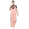 Women's Cotton Blend Athletic Tracksuit – Round Neck Pullover Top &amp; Bottom Set for Women and Girls | Sportswear &amp; Loungewear Co-ord Set