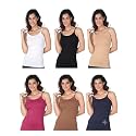 Women39s Cotton Camisole Pack of 6
