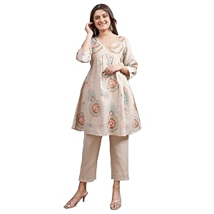 Womens Cotton Co Ord Set Stylish
