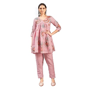 Womens Cotton Co Ord Set Stylish