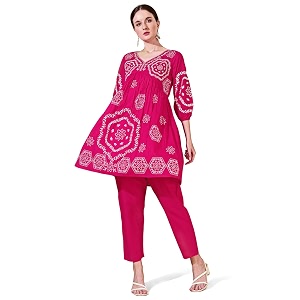 Womens Cotton Co Ord Set Stylish