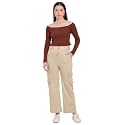 Women39s Cotton Fabric Stylish Cargo Pocket LowerSweatpants