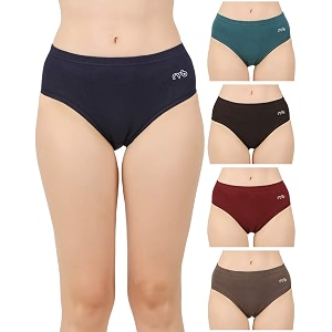 Womens Cotton Hipsters Pack of 5