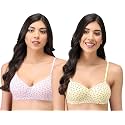 Women39s Cotton Lightly Padded Non-Wired T-Shirt Bra