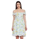 Women39s Cotton A-Line Knee-Length Dress