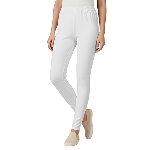 Womens Cotton Lycra Ankle Length Leggings