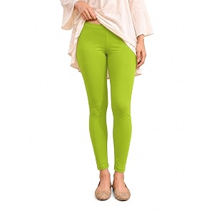 Womens Cotton Lycra Ankle Length Leggings