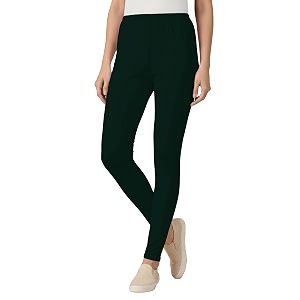 Womens Cotton Lycra Ankle Length Leggings