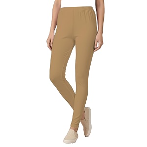 Womens Cotton Lycra Ankle Length Leggings