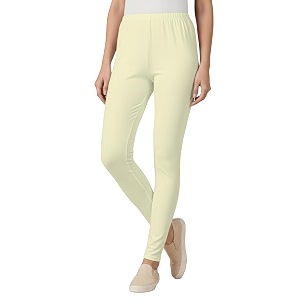 Womens Cotton Lycra Ankle Length Leggings