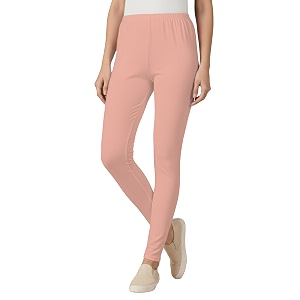 Womens Cotton Lycra Ankle Length Leggings