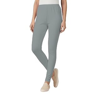 Womens Cotton Lycra Ankle Length Leggings
