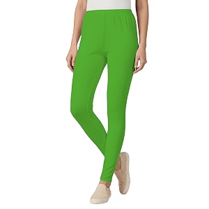 Womens Cotton Lycra Ankle Length Leggings
