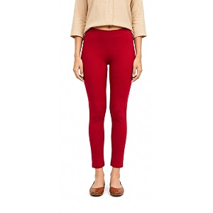Womens Cotton Lycra Ankle Length Leggings
