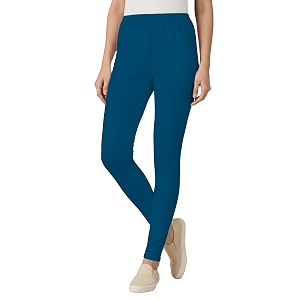Womens Cotton Lycra Ankle Length Leggings