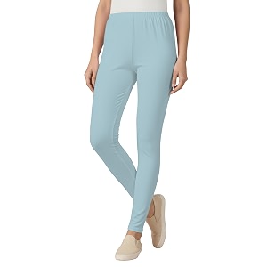 Womens Cotton Lycra Ankle Length Leggings