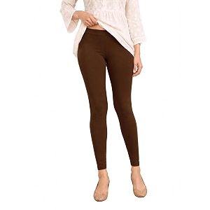 Womens Cotton Lycra Ankle Length Leggings