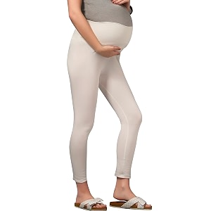 Womens Cotton Lycra Over The Belly Maternity