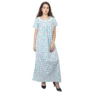 Womens Cotton Maxi Nighty