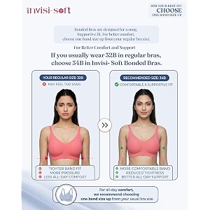 Womens Cotton Padded Full Coverage Bonded Bra