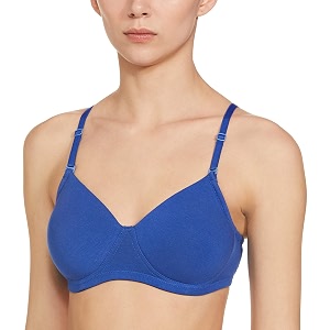 Womens Cotton Padded Wirefree T-Shirt Bra