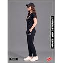 Women's Cotton Printed Co-Ord Set Round Neck Half Sleeve T-Shirt with Matching Pants Comfortable Casual Lounge Wear Outfit