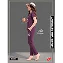 Women's Cotton Printed Co-Ord Set Round Neck Half Sleeve T-Shirt with Matching Pants Comfortable Casual Lounge Wear Outfit