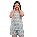 Women39s Cotton Printed Night Suit Set of