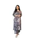 Women39s Cotton Printed Straight Kurti with Pant