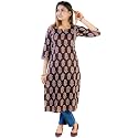 Women39s Cotton Printed Straight Kurti