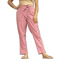 Women39s Cotton Regular Fit Trousers Comfortable