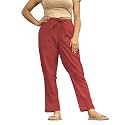 Women39s Cotton Regular Fit Trousers Comfortable