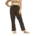 Women39s Cotton Regular Fit Trousers Comfortable