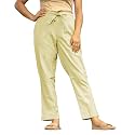 Women39s Cotton Regular Fit Trousers Comfortable