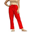 Women39s Cotton Regular Fit Trousers Comfortable