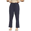 Women39s Cotton Regular Fit Trousers Comfortable