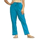 Women39s Cotton Regular Fit Trousers Comfortable