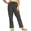 Women39s Cotton Regular Fit Trousers Comfortable