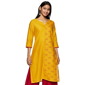 Womens Cotton Regular Kurtas