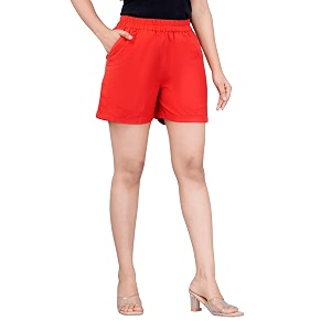 Womens Cotton Regular Relaxed Fit Solid Print