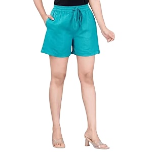 Womens Cotton Regular Relaxed Fit Solid Print