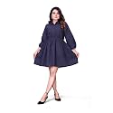 Women39s Cotton Self Design Chicken Work Midi
