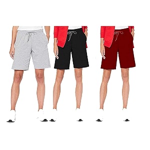 Womens Cotton Shorts Womens Bermuda Shorts