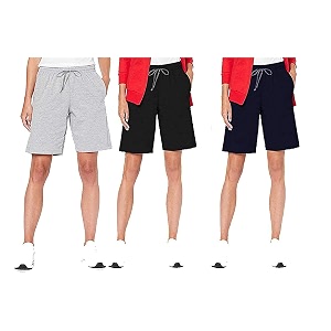 Womens Cotton Shorts Womens Bermuda Shorts