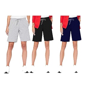 Womens Cotton Shorts Womens Bermuda Shorts