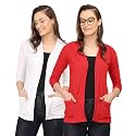 Women39s Cotton Shrugs with Pockets Summer Shrugs