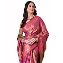 Women39s Cotton-Silk Woven Zari Work Saree with