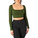 Women's Cotton Stylish Western Basic Solid Wear TV Oval Neck with Full/Long Sleeve Blouses for Women L654