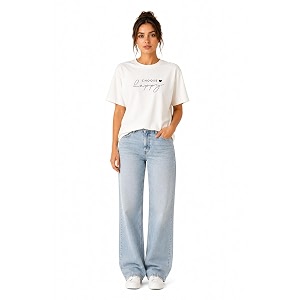 Womens Cotton T-Shirt Over Sized Fit